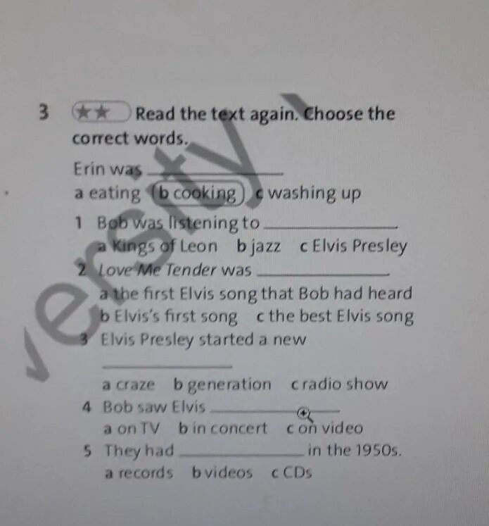 Choose the correct Word. Read the text and choose the correct answers. Read the text again and choose the correct answers. Choose the correct Words to complete the text. 3 read again and choose