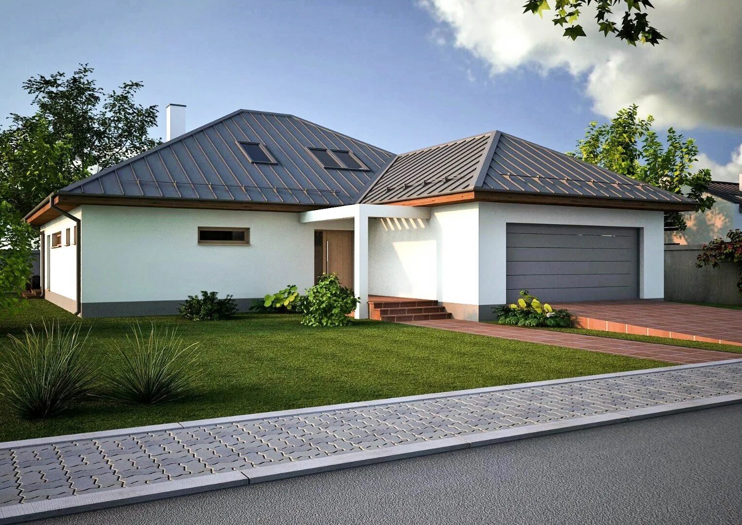 Готовый проект дома ZH5 с ценой, реализация и интерьер 1house.by