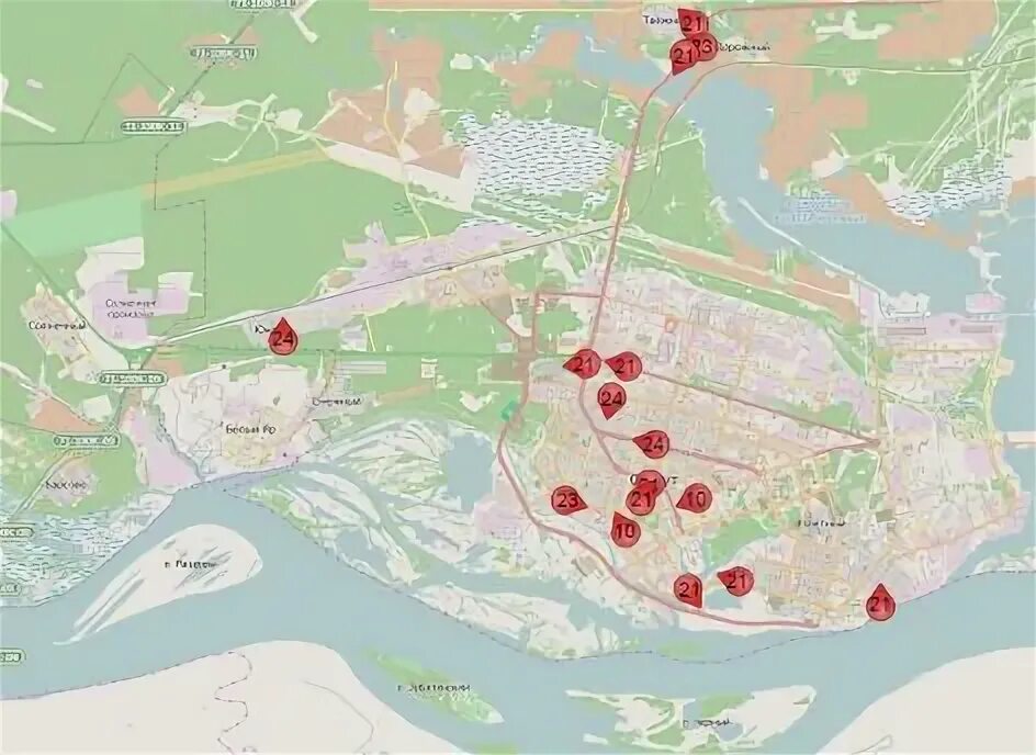 Карта техники сургут