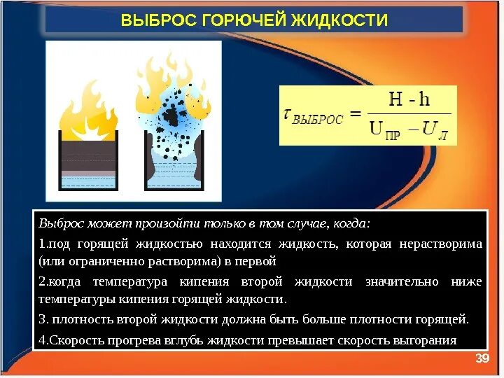 Горение горючих жидкостей. Горение жидкости в резервуаре. Воспламенение при сжигании топлива. Взрыв смеси газов и паров с воздухом пределы воспламенения взрыва.