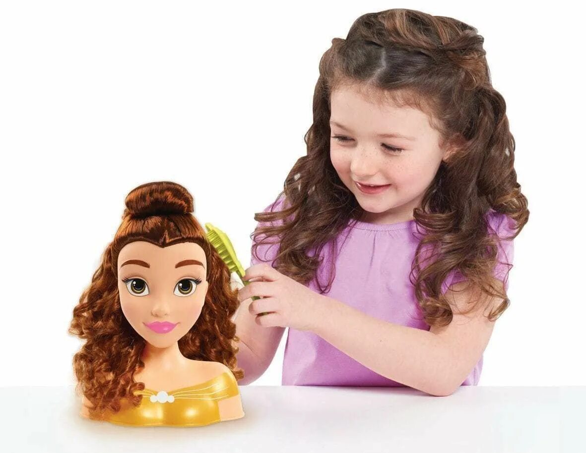 Кукла прически купить. Кукла-манекен Дисней принцесса Бэлль. Голова для причесок Белль. Куклы принцессы Диснея Бель. Кукла-торс just Play Disney.