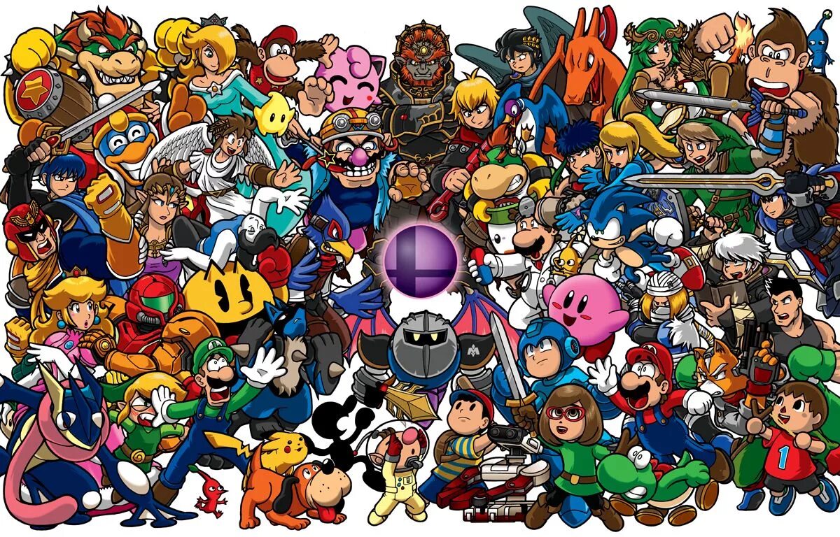 Картинки разные герои. Персонажи нинтендо. super mario smash bros игра. герои марио нинтендо. super smash bros. (1999).