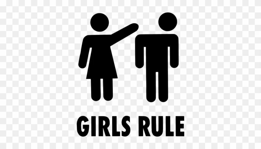 I hate men. I hate girls. Надпись girls Rules.