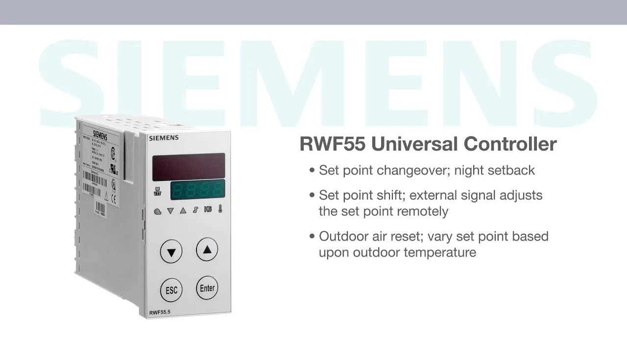 Купить контроллер Siemens RWF. Инструкция, цена, доставка РФ и СНГ. Наличие на с