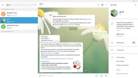 Telegram bot get