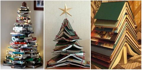 Как сделать елочку из книги