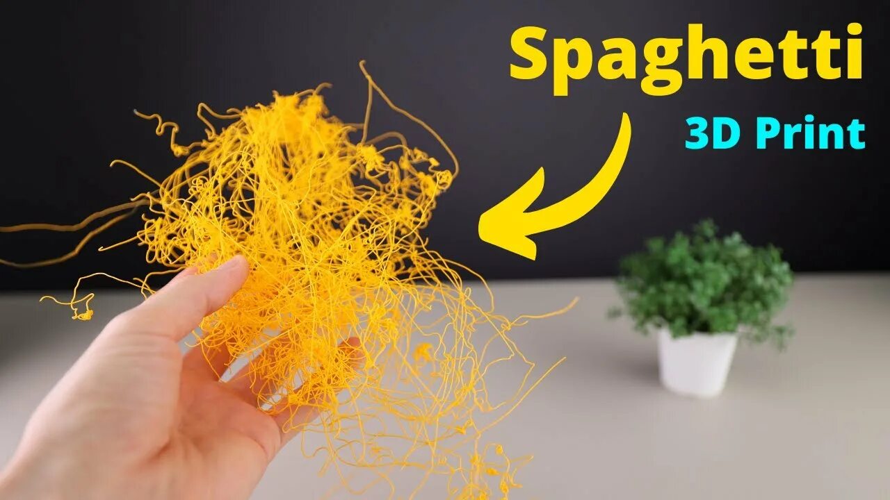 3d Printing Spaghetti.