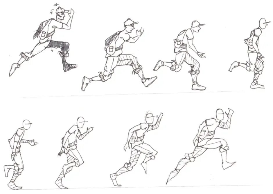 Run man animation