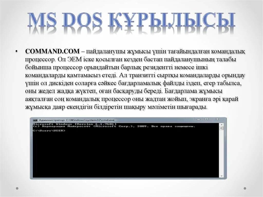 Почему дос. MS dos презентация. Презентация МС дос. MS dos доклад. Command.com.