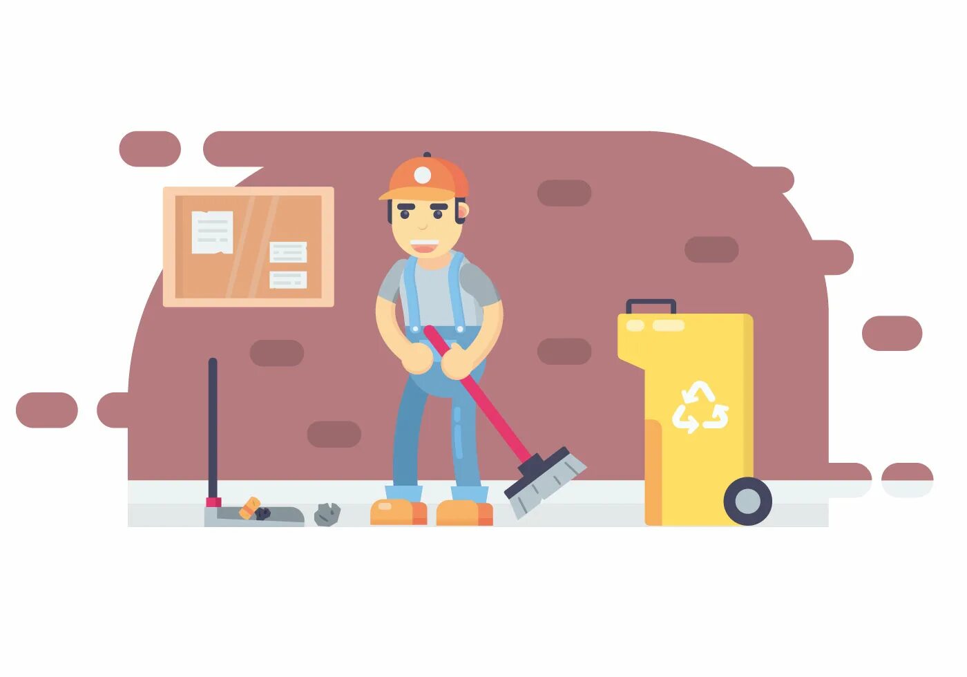 Janitor ai bot. Векторные иллюстрации дворник. janitor ai. wiki termina janitor.