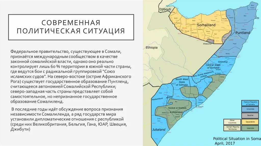 Особенности сомали страны. Государство Сомали на карте. Карта Сомали с зонами контроля. Карта Сомали с непризнанными государствами. Сомали политическая обстановка.