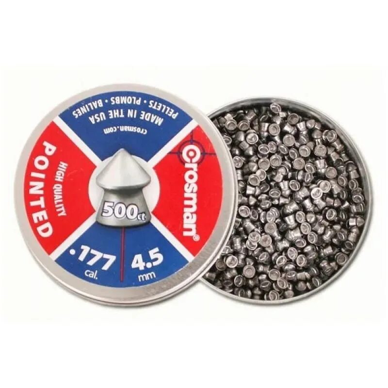 патроны 4 5 мм. ). "pointed pellets", 0,68 г. пули 4 5 мм для пневматики со стальным сердечником. 5 gamo.