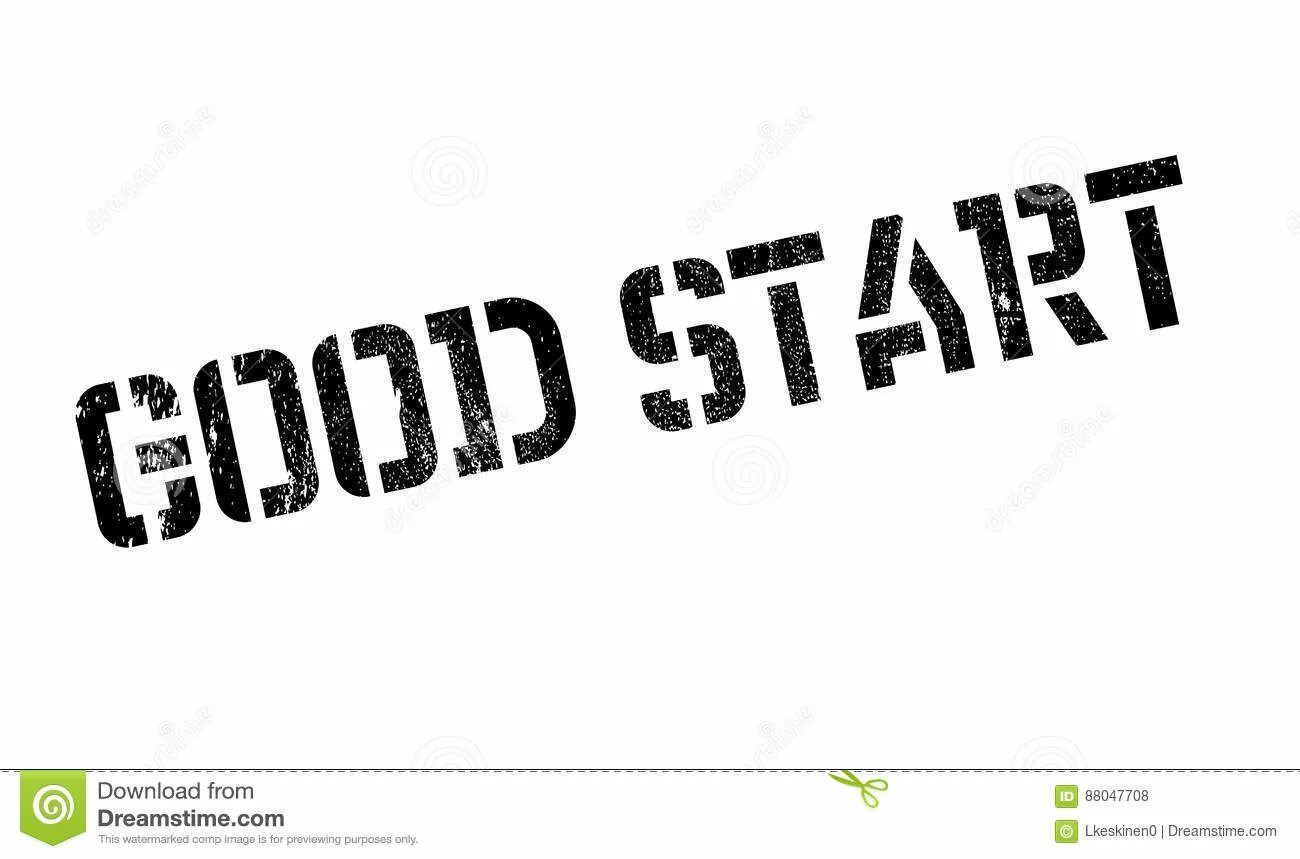Good start. Отличный старт. start cartoon.