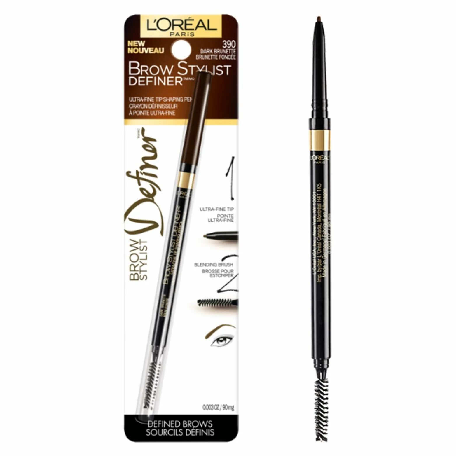 L'Oreal Paris Brow Stylist Definer. L'Oreal Paris Brow Stylist Definer Eyebrow Pencil. Карандаш для бровей лореаль. Карандаш для бровей с щеткой.