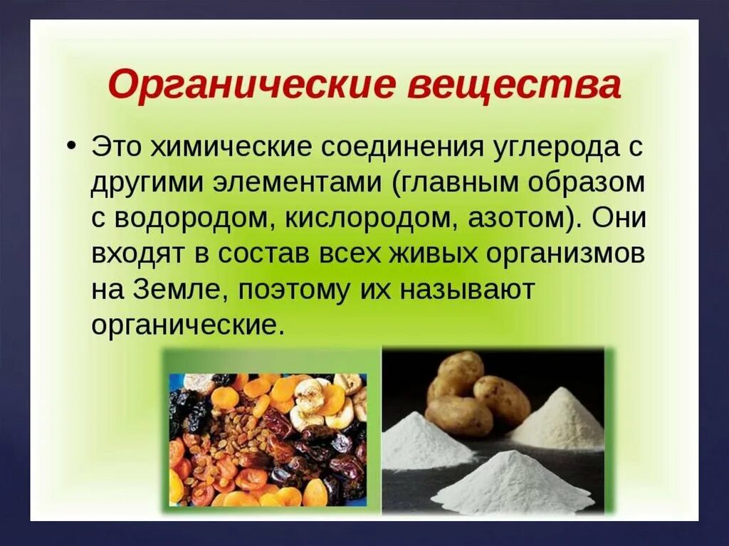 Органичные слова