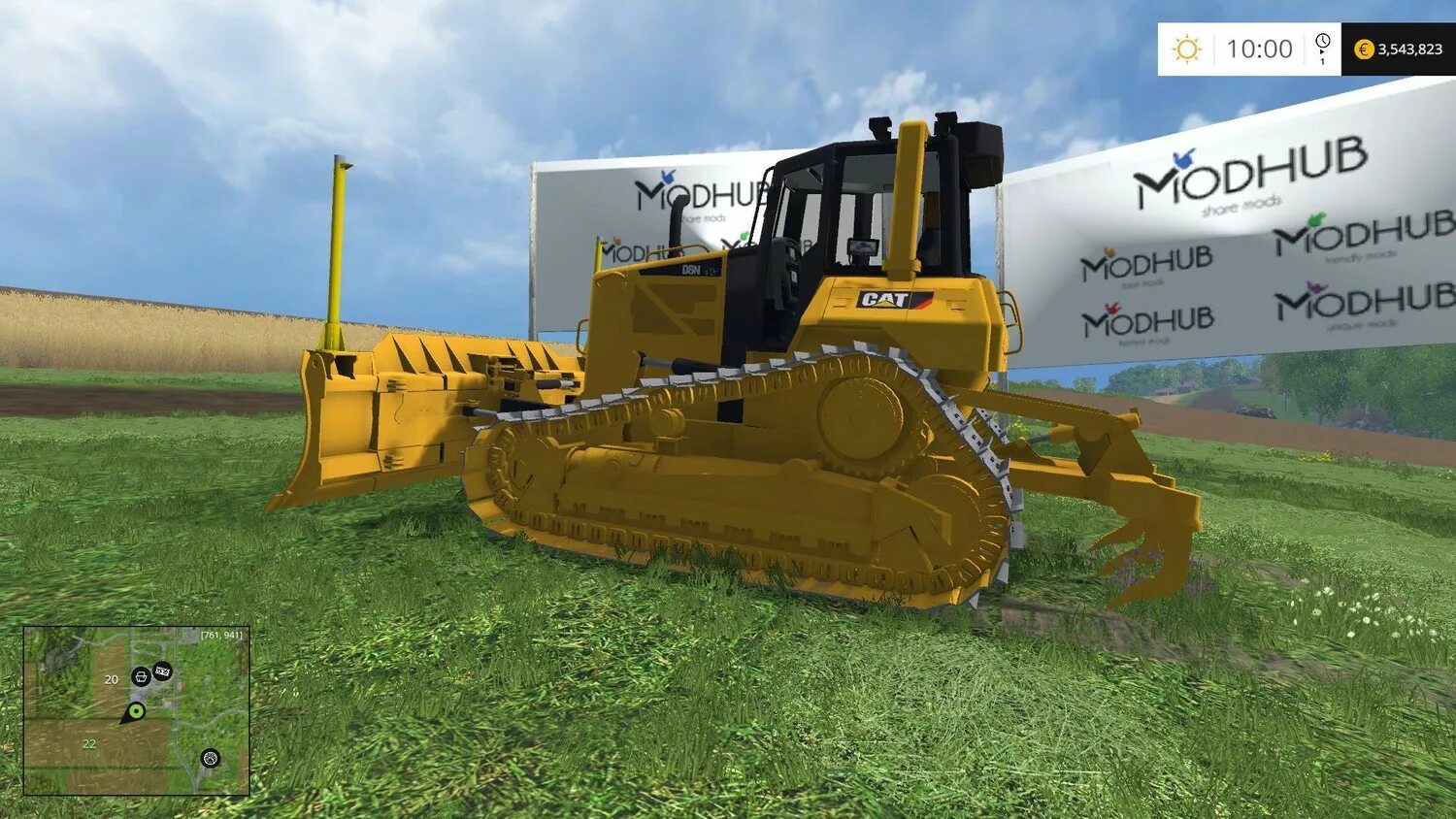 Фс 19 мод бульдозер. Мод бульдозера caterpillar d6n для игры фермер симулятор 2017.