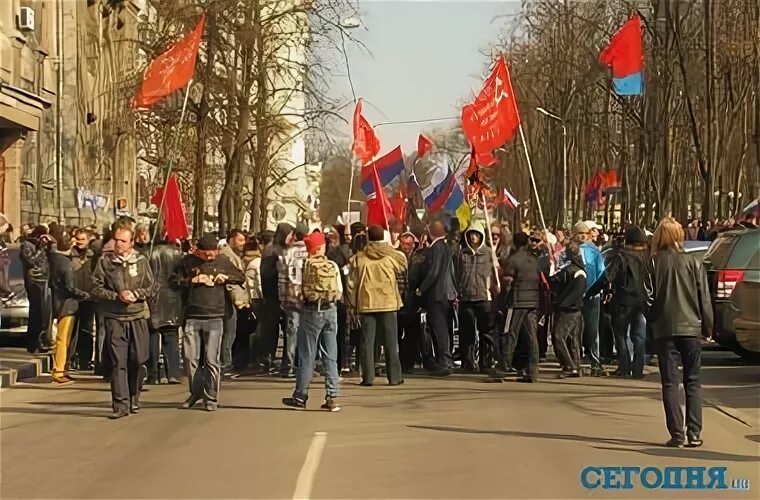 Пророссийские движение в Харькове. Пророссийские активисты.