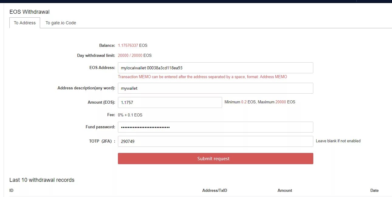 Io address. Что такое пароль фонда. Как выглядит адрес EOS. Gate.io ID. Введите Memo и адрес.