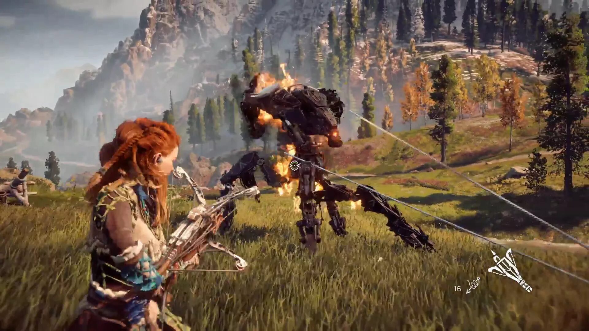 Horizon demo. Horizon Zero Dawn геймплей. Хорайзон Зеро давн геймплей. Хорайзон Зеро давн Скараб. Horizon Zero Dawn Xbox.