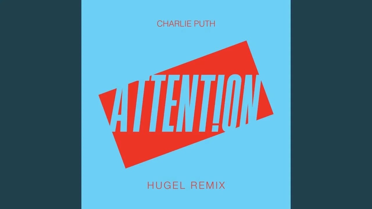 Attention live. Charlie Puth attention.