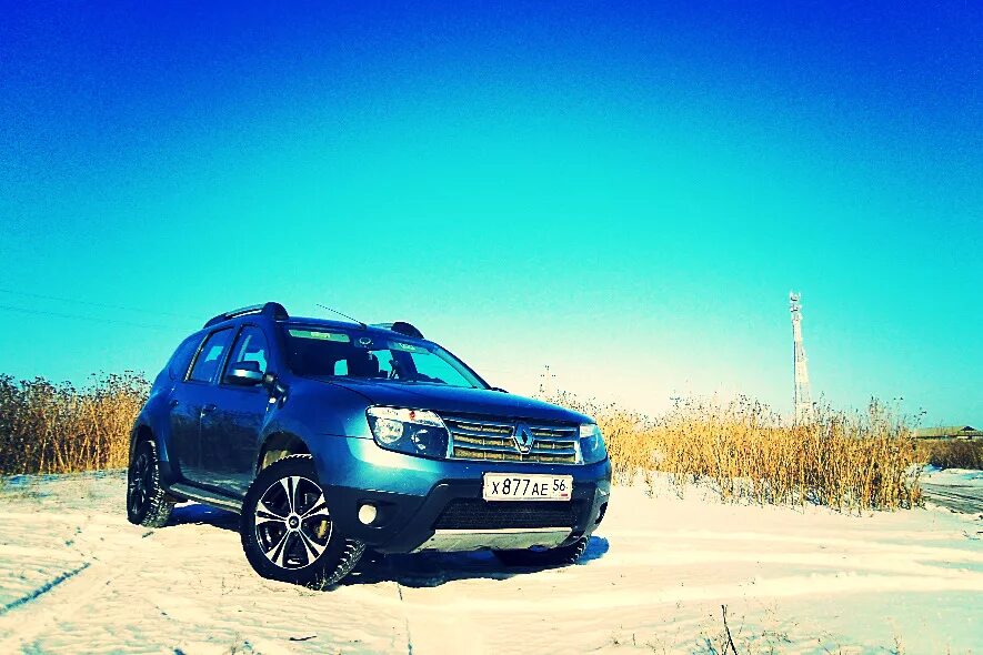 Renault Duster Синий 2013 с пробегом 81 595 км. в автоцентре Крост в Ростове-на-