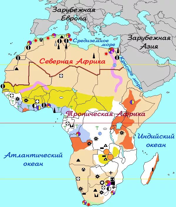 Важнейшие промышленные центры Африки. Экономическая карта Северной Африки. Полезные ископаемые Африки на карте. Промышленность Африки карта.