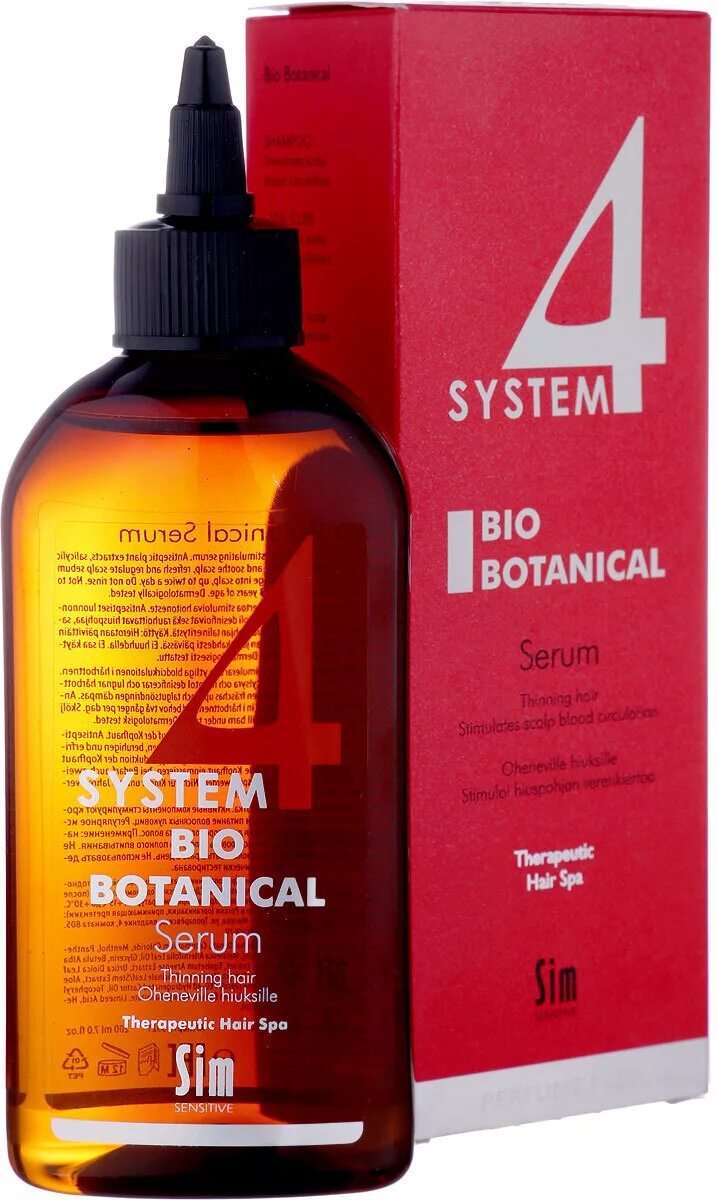 System 4 serum. Био Ботаническая сыворотка систем 4. System 4 для волос био Ботаническая сыворотка. SIM sensitive System 4 Bio Botanical Serum. System 4 Bio Botanical для роста волос.