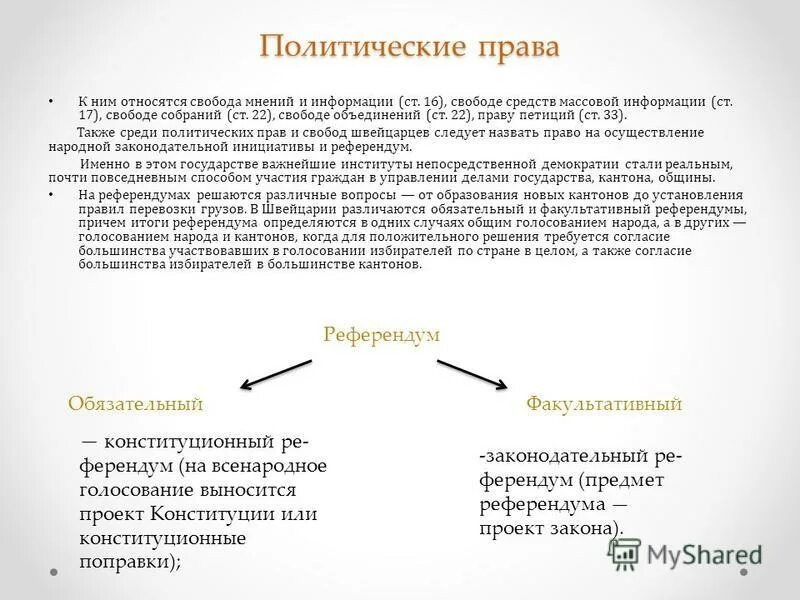 Обязательный референдум это. Факультативный референдум примеры.