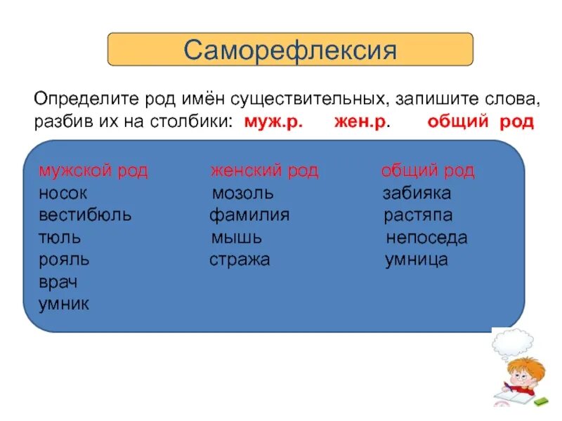 Род слова листьев. Род слова. Существительные общего рода. Определить род существительных. Определить род существительного тюль.