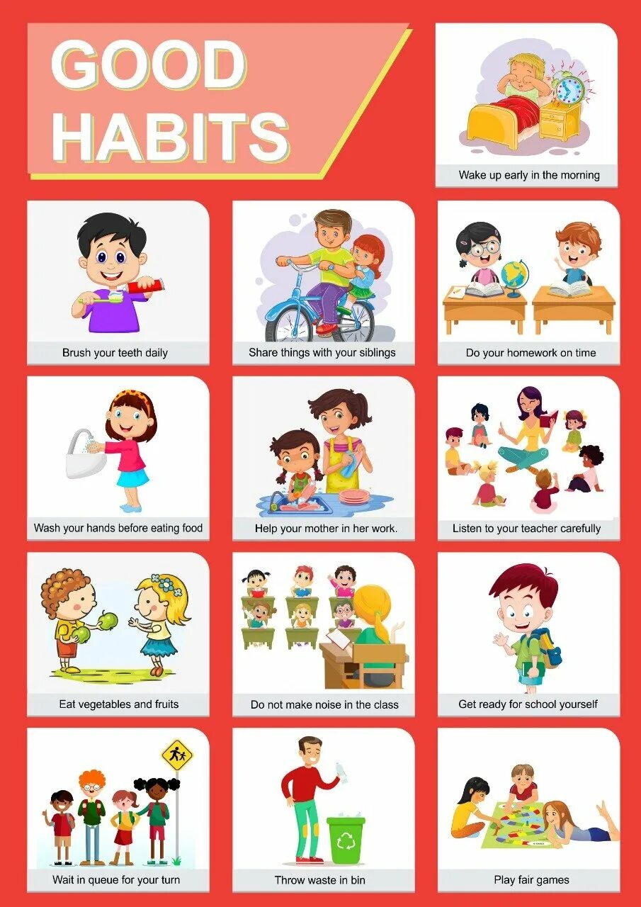 How to be good children. Good Habits. Good Habits for Kids. Good Habits Flashcards. Good and Bad Habits.