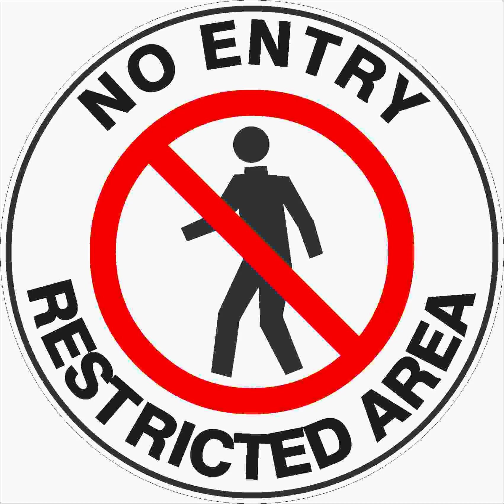 Allowed posting. No entry. Entry restrictions. No entry sign. No entry allowed.