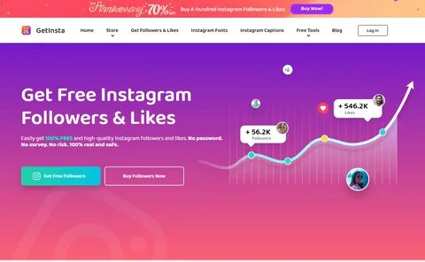 GetInsta - Unlimited Free Instagram Followers And Likes 100% Real And Safe ...