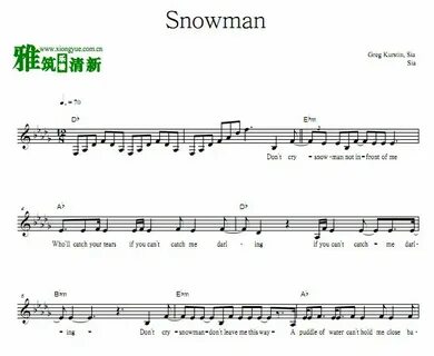 Snowman аккорды