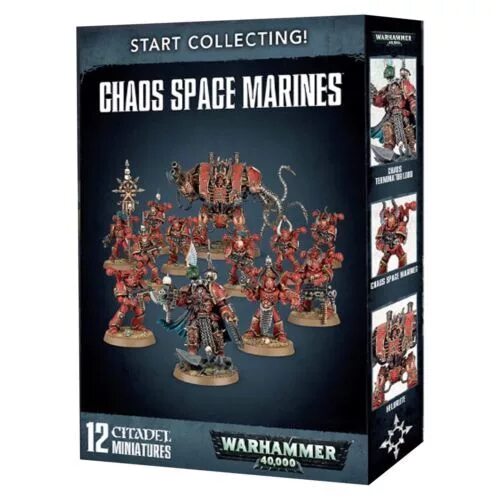 Старт коллектинг Chaos Space Marines. Start collecting! Chaos Space Marines Warhammer 40000. Миниатюры Warhammer 40000: start collecting! Chaos Space Marines. Start collection