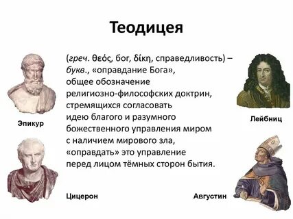 Понятие бога в религии
