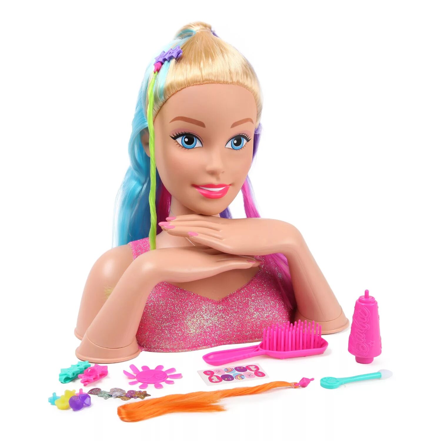 Кукла прически купить. Barbie Делюкс 63225. Кукла Барби торс. Barbie Делюкс манекен. Барби Делюкс манекен для причесок.