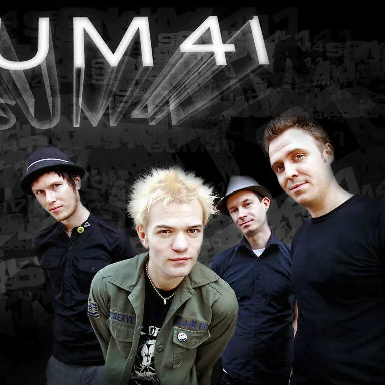 Слушать песню открой. Sum 41. Группа sum 41. Sum 41 картинки. Хасбик sum 41.