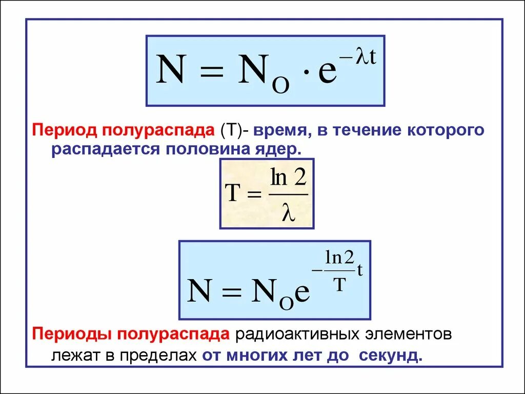 Полу распад. Период полураспада формула химия. Период полураспада ядер формула. Период полураспада формула физика. Формула полураспада ядер.