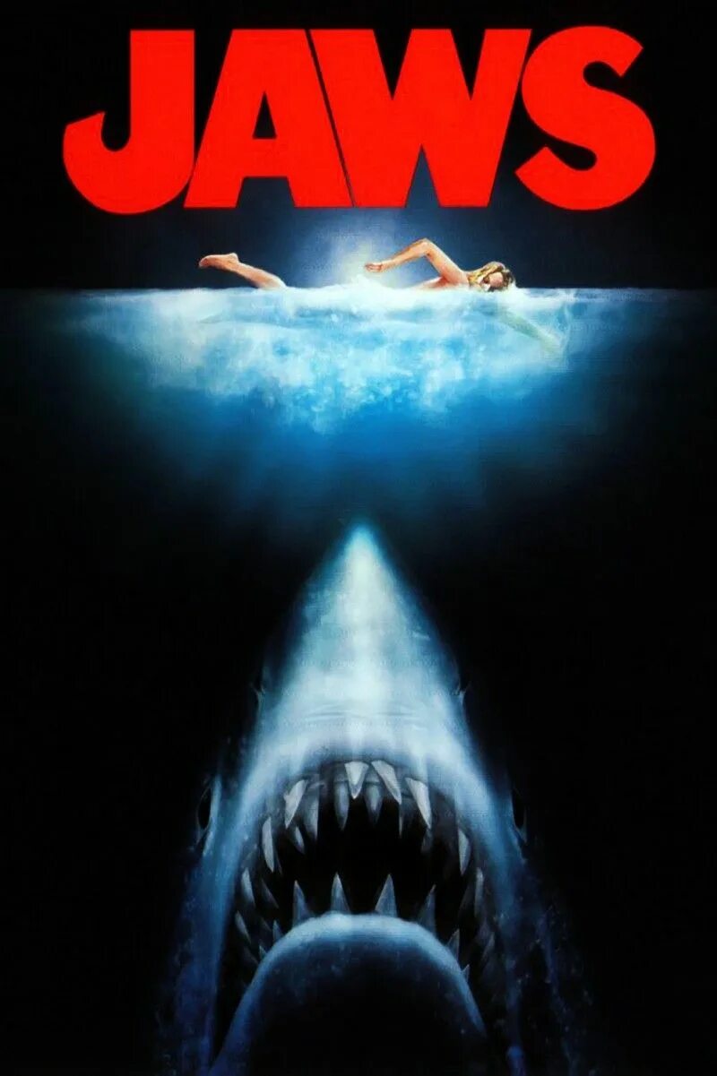 Vortex jaws. Jaws постер 1975.