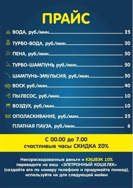 Мойка самообслуживания киров. Прейскурант автомойки. Прайс автомойка. Прайс на автомойку. Прайс автомойки образец.