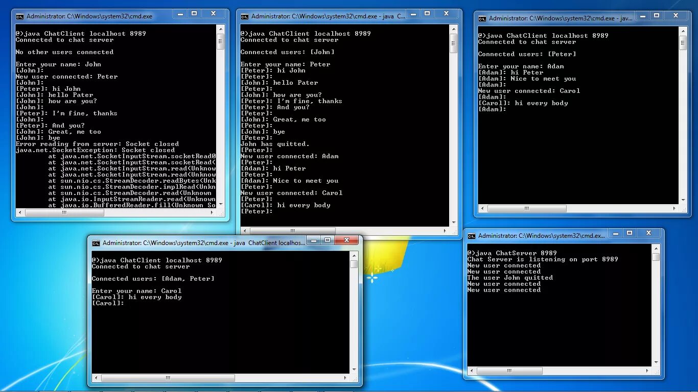 Chat programming