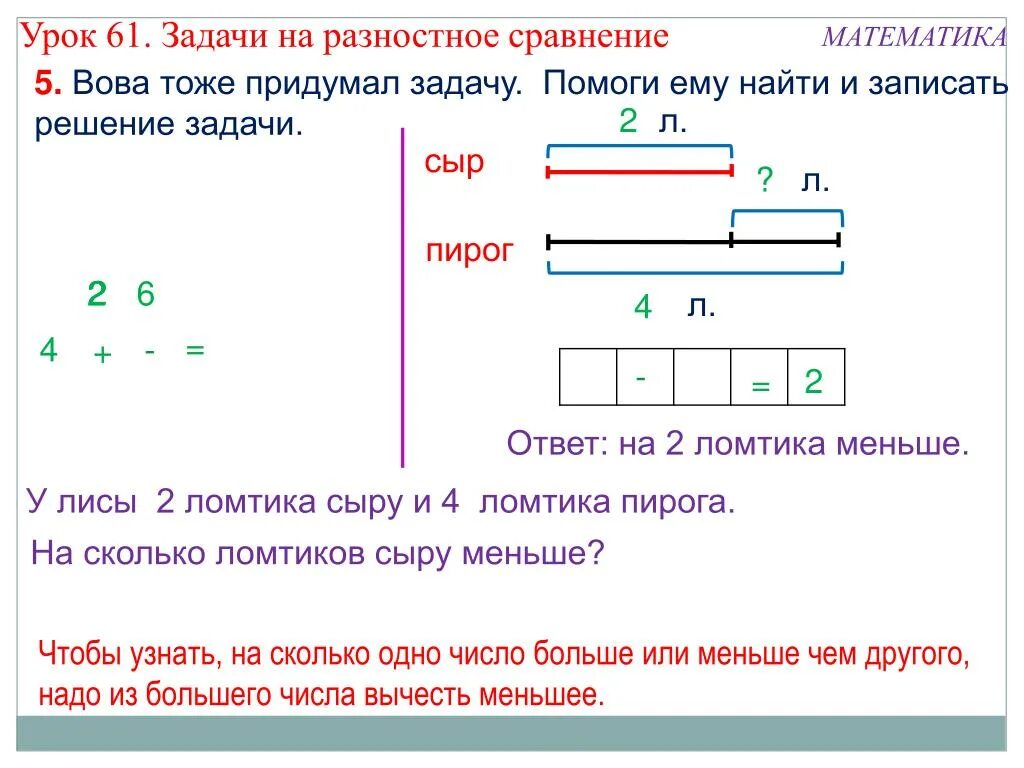 Задачи на разностное сравнение решение задач 1 класс. Карточки по математике 1 класс задачи на разностное сравнение. Задачи на разностное сравнение 1 класс карточки с заданиями. Задачи на разностное сравнение чисел 1 класс.