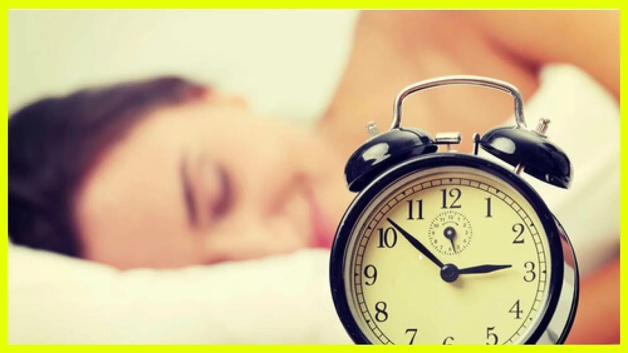 I wake up on time