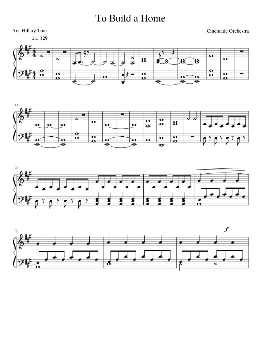 The cinematic orchestra to build a home. To build a Home Ноты для фортепиано. To build a Home the Cinematic Ноты для фортепиано. Ноты to build a Home. Home для фортепиано. To build a Home на пианино.