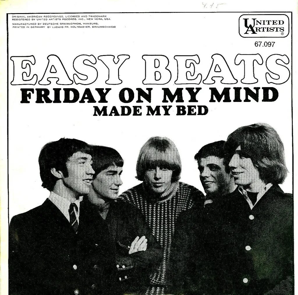 Группа the Easybeats. Friday on my Mind the Easybeats. Friday on my Mind. Good Friday the Easybeats. Easy beats