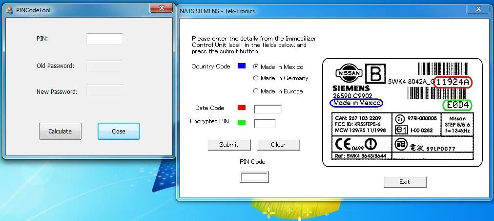 BCM Nissan Pin code. Nissan BCM Pin code calculator. Nissan Siemens vdo immo Pin code calculator. Nissan Pin code calculator. Nats top