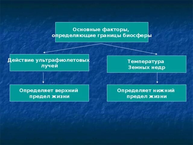 Какие факторы определяют границы биосферы. Факторы определяющие границы биосферы. Основные факторы определяющие границы биосферы. Факторы лимитирующие границы биосферы. Основные факторы, определяющие границу биосферы схема.