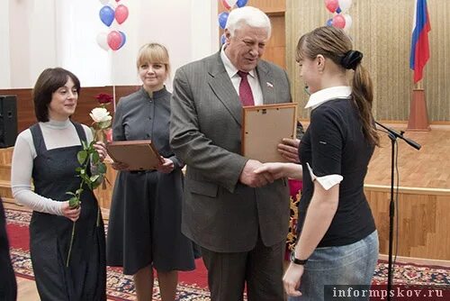 Юные дарования псков. Премия Просветитель Псковщины.