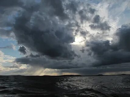 Дождь в белом море