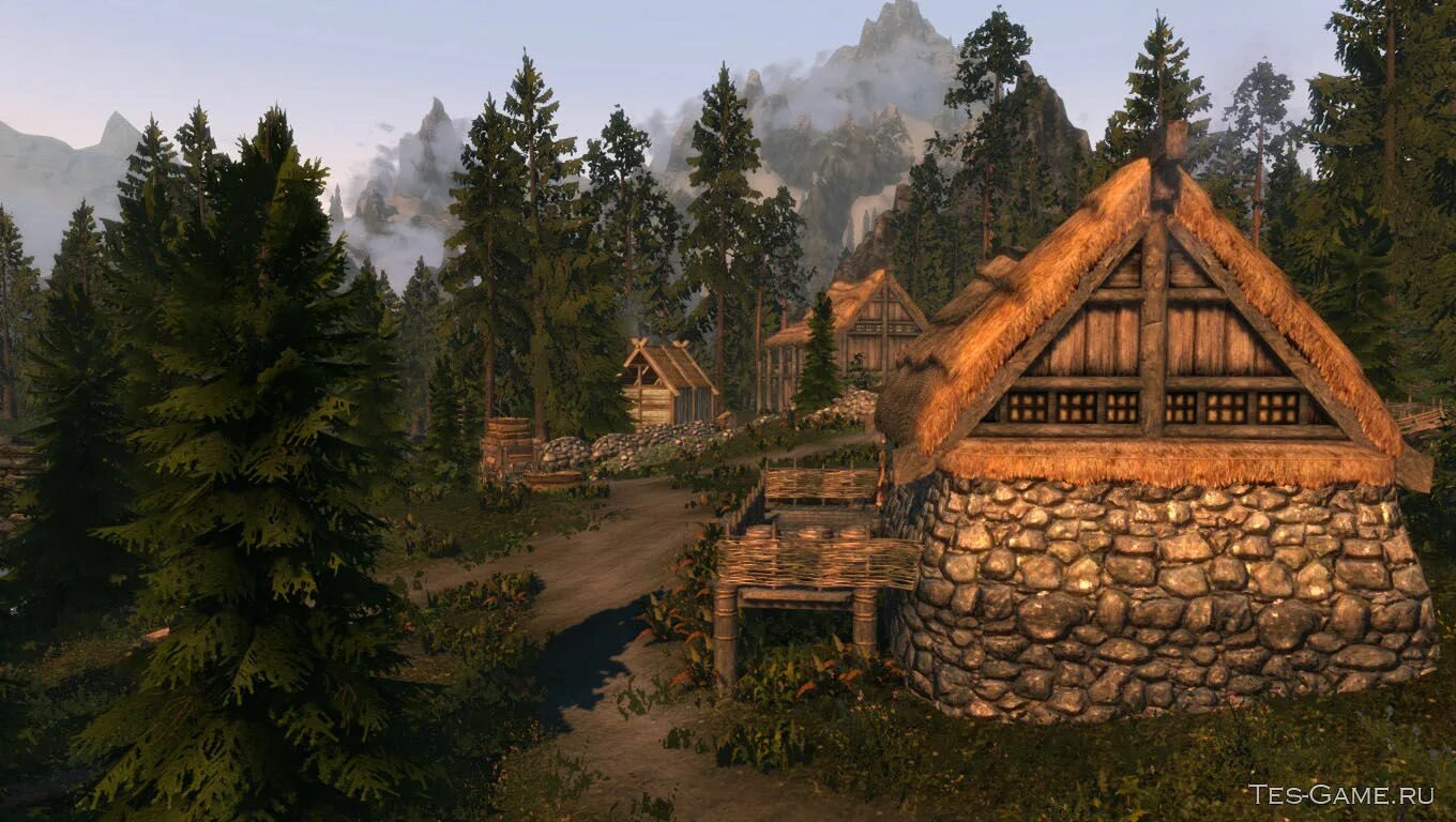 Лесопилка скайрим. Лесопилка водяная мельница скайрим. Skyrim полулунная Лесопилка. Valheim Лесопилка.